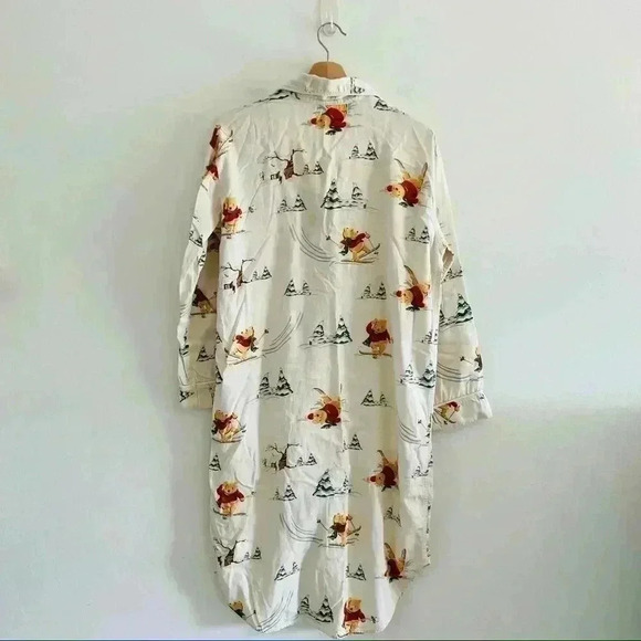 Vintage Disney Midi Pajama Gown Vinnie The Pooh XS-S - Picture 4 of 11